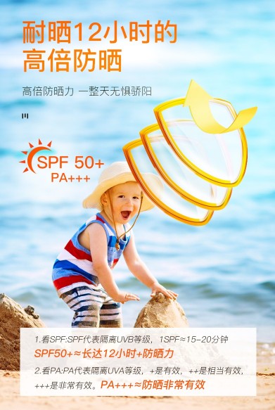 哈羅閃嬰兒防曬噴霧SPF50＋，高倍防曬力，讓寶寶肌膚無懼驕陽