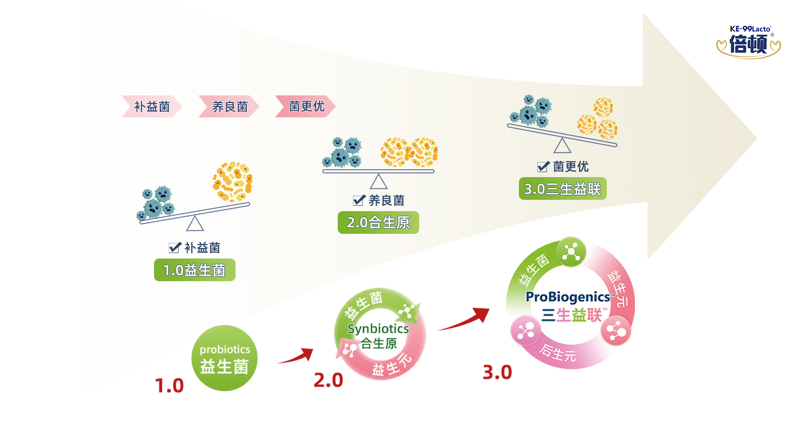 倍頓解析三重奏的力量：益生菌、益生元、后生元的協(xié)同作用