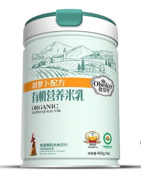 歐貝可有機(jī)米乳胡蘿卜配方（聽裝）